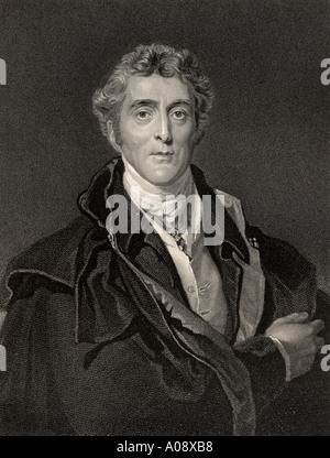 Arthur Wellesley, 1. Herzog von Wellington, 1769 - 1852. Britischer Soldat und Staatsmann. Stockfoto