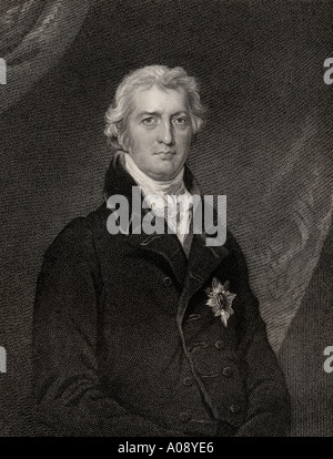 Robert Banks Jenkinson, 2. Earl of Liverpool, 1770-1828. Tory Staatsmann und der britische Premierminister. Stockfoto