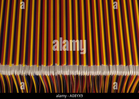 Business Office mit bunten Hängemappen Stockfoto