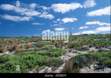 Leuchtturm am Cape geschafft, Australien, Süd-Australien, Kangaroo Island Stockfoto