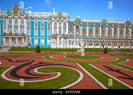 Sankt Petersburg-Katharinenpalast, Katharinas Palast in Puschkin Stockfoto