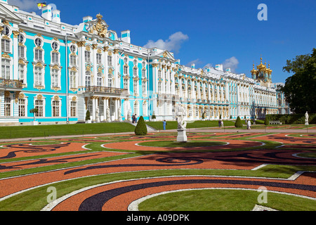 Sankt Petersburg-Katharinenpalast, Katharinas Palast in Puschkin Stockfoto