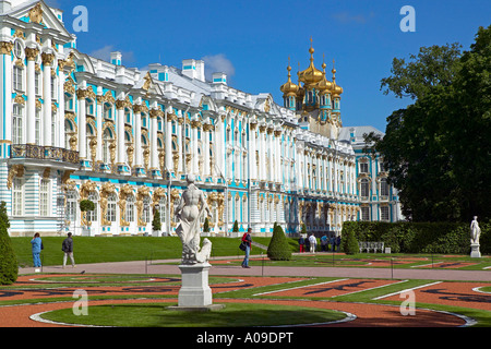 Sankt Petersburg-Katharinenpalast, Katharinas Palast in Puschkin Stockfoto