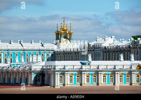 Sankt Petersburg-Katharinenpalast, Schlosspark Katharinas Palast in Puschkin Stockfoto