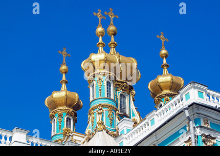 Sankt Petersburg-Katharinenpalast, Schlosspark Katharinas Palast in Puschkin Stockfoto