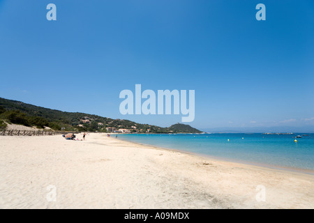 Der Strand von Campomoro, in der Nähe von Propriano, Golf von Valinco, Korsika, Frankreich Stockfoto