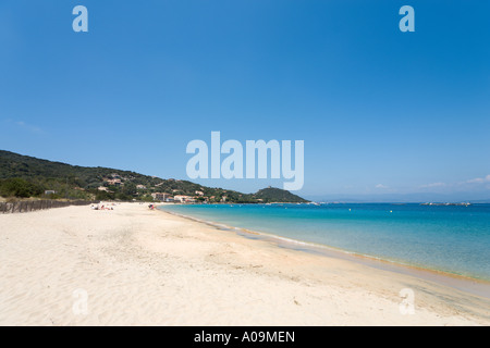 Der Strand von Campomoro, in der Nähe von Propriano, Golf von Valinco, Korsika, Frankreich Stockfoto