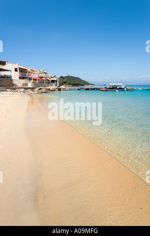 Der Strand von Campomoro, in der Nähe von Propriano, Golf von Valinco, Korsika, Frankreich Stockfoto