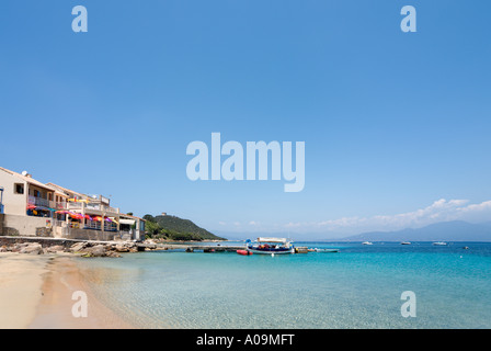 Der Strand von Campomoro, in der Nähe von Propriano, Golf von Valinco, Korsika, Frankreich Stockfoto