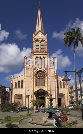 Kathedrale von St. Louis "Fort de France" Martinique Stockfoto