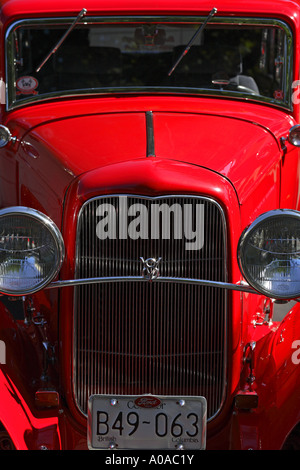 Rot Oldtimer Stockfoto