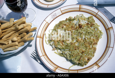 Harry s Dolci Restaurant Giudecca Viertel Venedig Veneto Italien Pasta Stockfoto