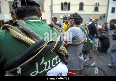 Granfondo Eroica Radrennen Gaiole In Chianti Toskana Italien Stockfoto