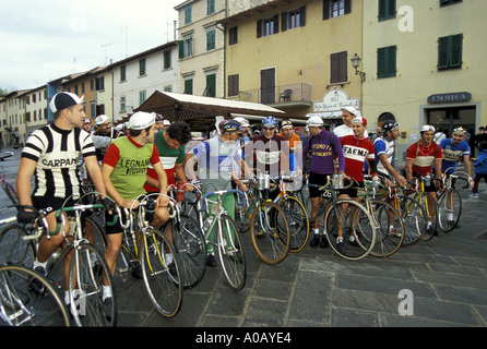 Granfondo Eroica Radrennen Gaiole In Chianti Toskana Italien Stockfoto