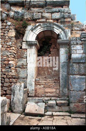 Marmor-Rundbogen Ephesus-Türkei Stockfoto