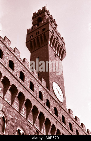 Firenze Palazzo Vecchio. Stockfoto