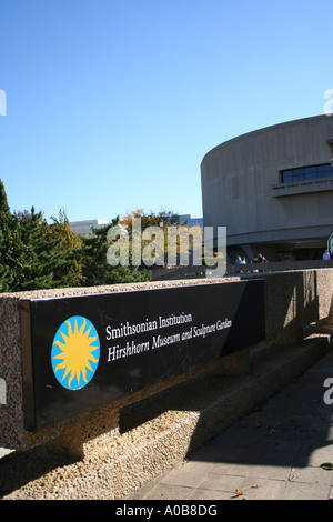 Smithsonian Institut Hirshhorn Museum und Skulpturengarten Garten Washington DC-Oktober 2006 Stockfoto