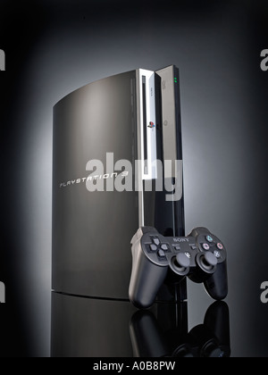 Sony Playstation 3 vertikale Stockfoto