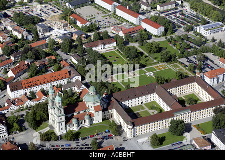 St. Lorenz Basilika, Aufenthalts- und Orangerie, Kempten, Allgäu, Bayern, Deutschland Stockfoto