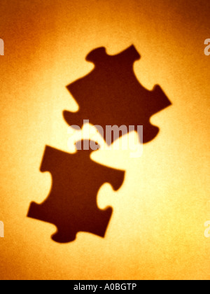 Puzzle-Teile Stockfoto