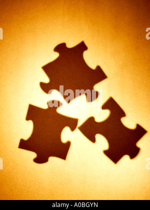 Puzzle-Teile Stockfoto