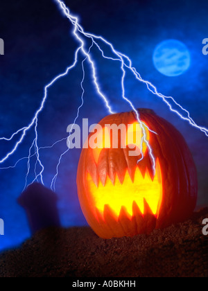 Halloween-Kürbis Stockfoto