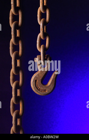 Chain Link Detail Still Life In Studio Stockfoto