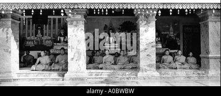 Thai-Novizen im Wat Phra, die Doi Suthep. Stockfoto