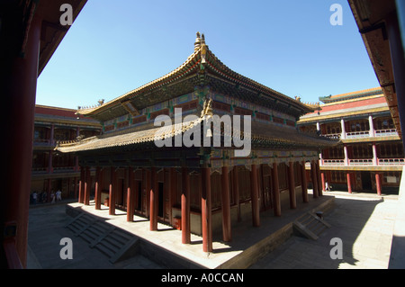 Putongzhongcheng Tempel, ist benannt als kleine Potala-Palast in Chengde Stockfoto