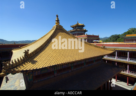 Putongzhongcheng Tempel, ist benannt als kleine Potala-Palast in Chengde Stockfoto