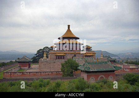 Pule Si (der Tempel der universelle Freude), einer der vorgelagerten Tempel (acht äußere Tempel) in Chengde Stockfoto