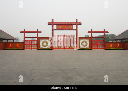 Yinxu ist die Ruine der letzten Hauptstadt Chinas Shang Stockfoto