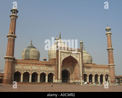 Jama Masjid Moschee in Alt-Delhi, Indien. Stockfoto