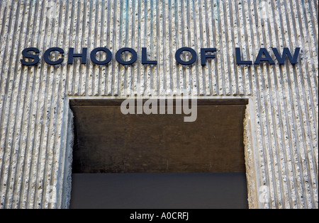 Rechtswissenschaftliche Fakultät Schilder, Stanford University, Stanford, Kalifornien, USA (September 2006) Stockfoto