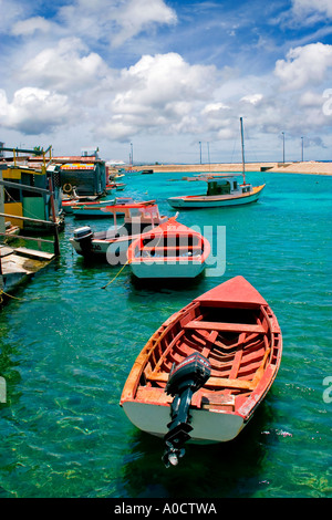 Fischer Bucht in Curacao, Niederländische Antillen Stockfoto