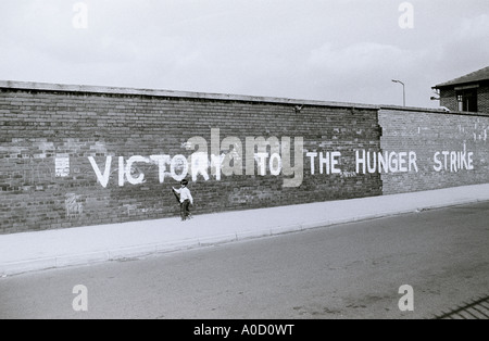 Irische Politik in Bolton Lancashire in England in Großbritannien im Vereinigten Königreich Großbritannien. IRA politische Politik Freiheit Irland Stockfoto