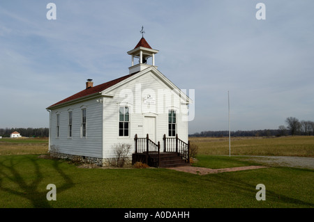 Die Hart-Einzimmer-Schule in Frankenmuth, Michigan USA Stockfoto