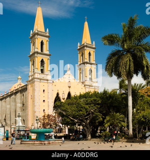Kathedrale in Plaza Republica Mazatlan, Sinaloa, Mexiko Stockfoto