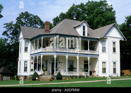 Viktorianisches Haus um 1900 in Winchester Tennessee Stockfoto