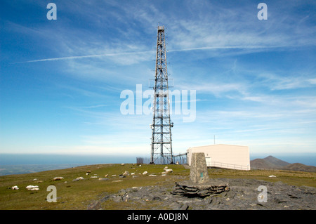 Ansicht von oben des Snaefell, Isle Of Man Stockfoto