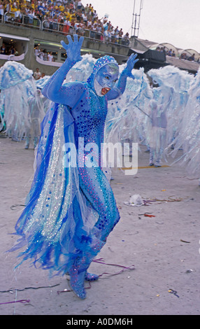 Karneval Rio De Janeiro Brasilien Stockfoto