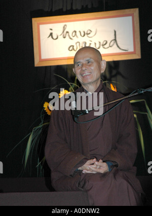 Ehrwürdigen buddhistischen Meister Thich Nhat Hanh Stockfoto