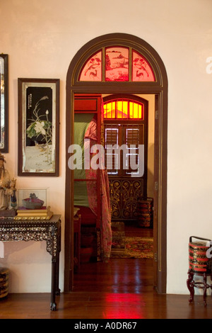 Der Chung Keng Kwee Peranakan-Villa in George Town, Penang Stockfoto