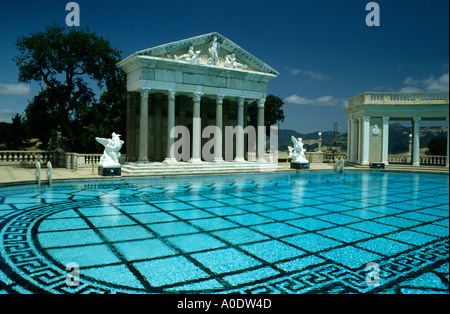 Der Neptune Pool im San Simeon State Historical Monument, Kalifornien, USA Stockfoto