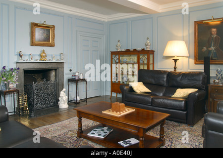 UK Property, Haus, Einrichtung, Wohnzimmer, traditionell. Stockfoto