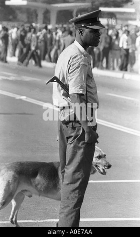 Politischer Unruhen in Rhodesien (Zimbabwe), ist 1. Juni 1975 in Salisbury Highfield Township. Stockfoto