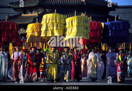 Qing-Dynastie Pageant Shenyang China Stockfoto