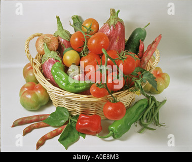 Gemüse-Stillleben Stockfoto
