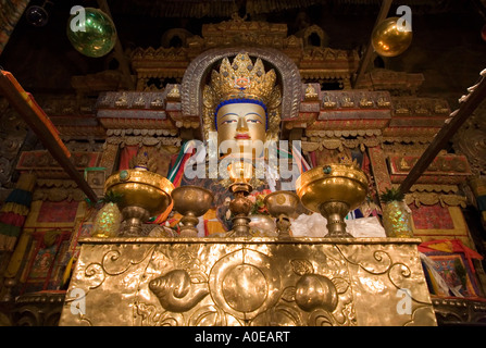 Schrein im Palchoi Kloster-Gyangtse Tibet 5 Stockfoto