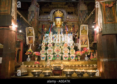 Schrein im Palchoi Kloster-Gyangtse Tibet Stockfoto